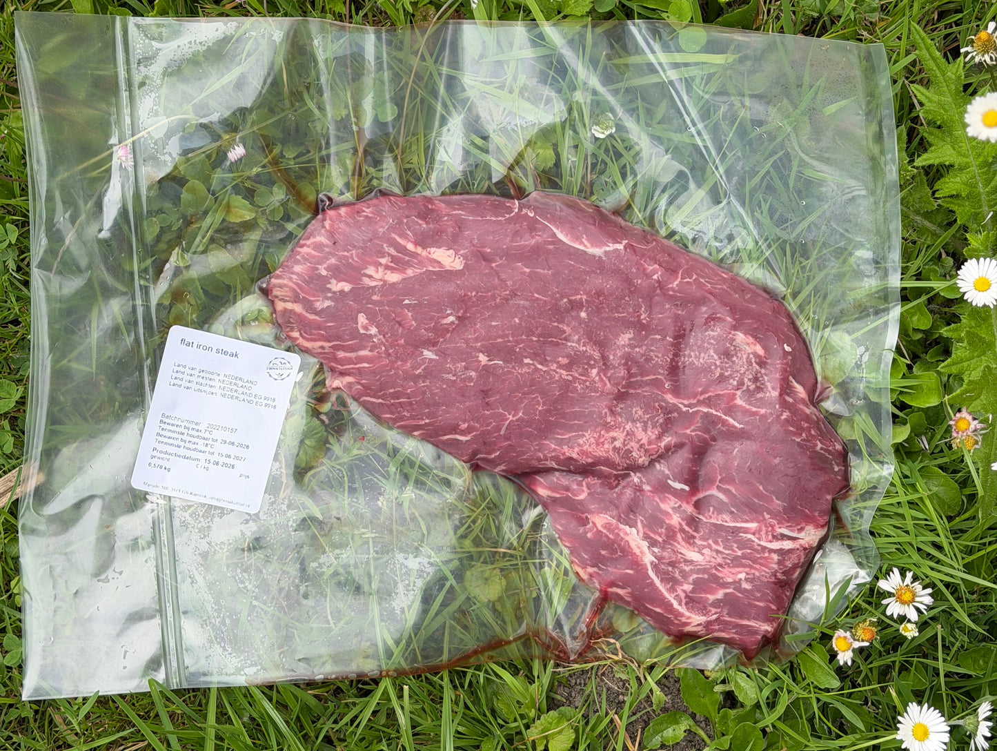 Flat iron steak